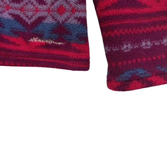 Eddie Bauer Half Zip Pullover Aztec(?) Size Medium - Picture 7 of 7